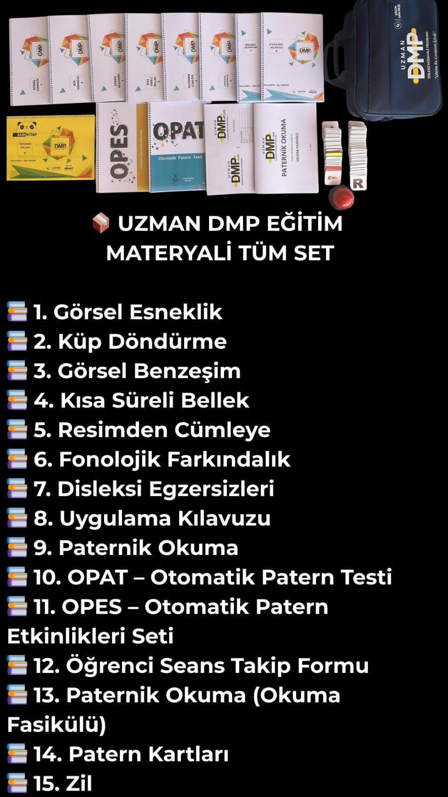 Uzman Disleksi Müdahale Programı eğitim materyali